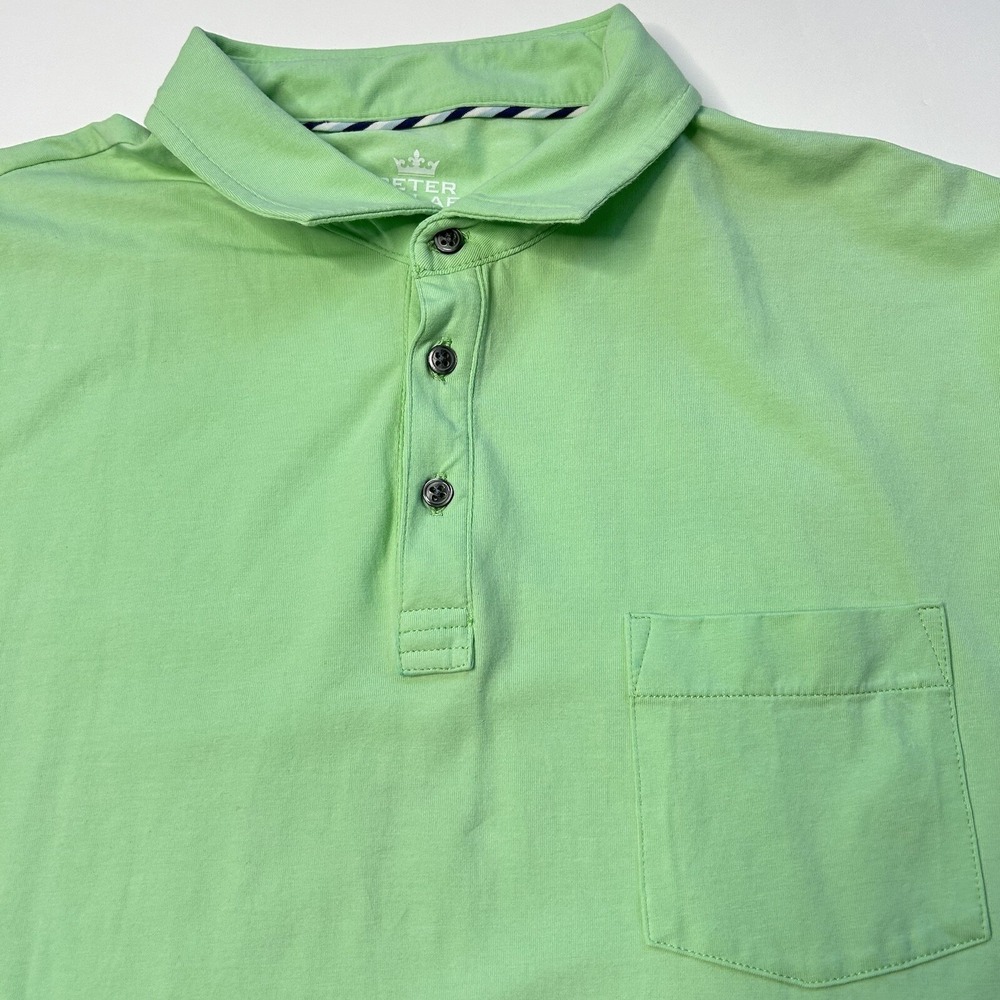 Peter Millar Shirt Mens Medium Golf Polo Casual Adult Lifestyle Stretch Seaside